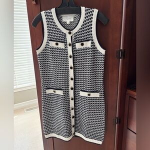 Tuckernuck Blue and White Sheath Dress